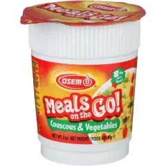 OSEM: Meals On The Go Couscous and Vegetables - Case of 12 - 3 oz