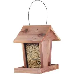 Valley Splendor Cedar JR Hopper Bird Feeder