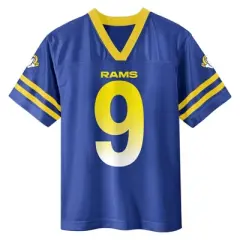 NFL Los Angeles Rams Boys' Short Sleeve Stafford Jersey
