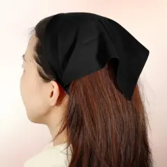 Unique Bargains Girl's Non Slip Triangle Hair Scarf Multicolour 12.6"x7.87" 6Pcs