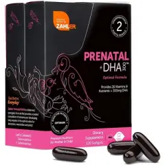 Zahler Prenatal Vitamin with DHA & Folate for Mother & Child - 60 Softgels