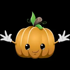 Girl's Design By Humans Halloween Pumpkin Monster 6 By LironPeer T-Shirt