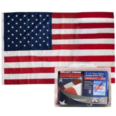 Valley Forge American Flag 48 in. H X 72 in. W Model No. US4PN
