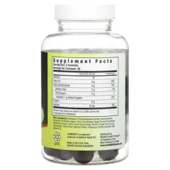 DietWorks Appetite Control Gummies, Suppressant for Weight Loss, Feel Fuller Faster, Raspberry Flavor, Black and Green, 60 Count