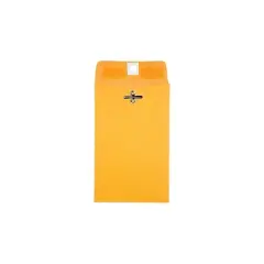 Quality Park Clasp Envelope 4 x 6 3/8 28lb Brown Kraft 100/Box 37815