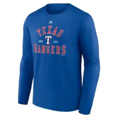 MLB Texas Rangers Men's Long Sleeve Core T-Shirt