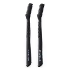 Browgame Eyebrow Shaping Knife Duo - Razor Blades - 2 pc