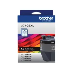 Brother LC402XL Black High Yield Ink Cartridge Prints Up to 3 000 Pages (LC402XLBKS)