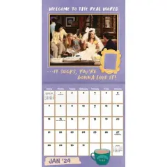 Trends International Inc. 2023-24 Wall Calendar 12"x12" Friends