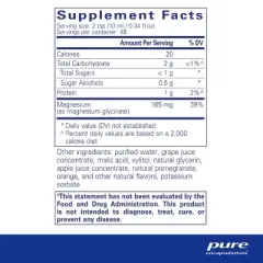 Pure Encapsulations Magnesium Glycinate Liquid - Supports Bone Health & Heart Health* - Vegan, Gluten Free & Non-GMO - 16.2 fl oz