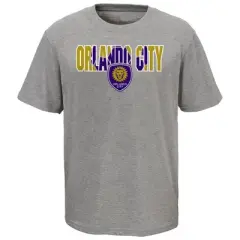 MLS Orlando City SC Boys' Gray Poly T-Shirt