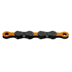 KMC DLC 12 Chain 12-Speed 126 Links Black/Orange Titanium Coated
