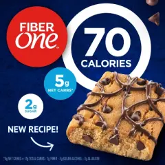 Fiber One Chocolate Chip Cookie Brownies - 6ct/5.64oz