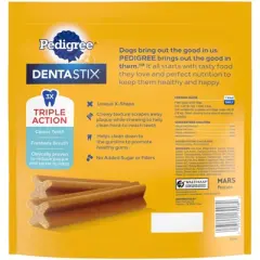 Pedigree Dentastix Original Large Dental Chicken Dental Dog Treats - 40ct
