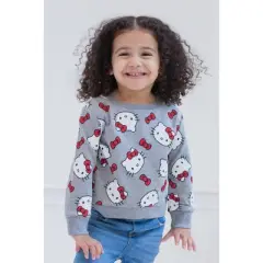 Hello Kitty Girls French Terry Sweatshirt Little Kid to Big Kid
