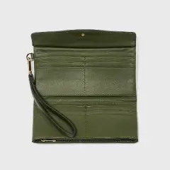 Flap Pouch with Folded Double Interior Wristlet - A New Day&trade;