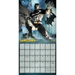 Trends International Inc. 2023-24 Wall Calendar 12"x12" DC Comics The Batman - Comic
