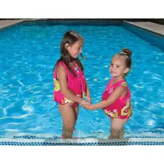 Poolmaster Toddler's  Butterfly with Flowers Foam Swim Vest - Pink - L