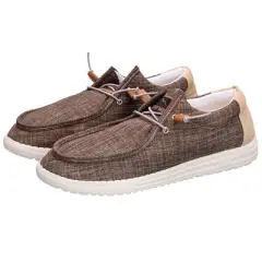 Alpine Swiss Flynn Mens Boat Shoes Casual Slip On Moccasin Loafers Sailing Deck Shoe So Light It Floats On Water