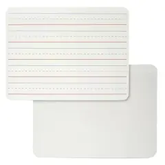 6pk 9" x 12" Dry Erase Boards 2-Sided Lined/Plain - Charles Leonard
