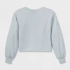 Girls' Disney The Nightmare Before Christmas Dreamy Fleece Pullover - Light Gray XXL