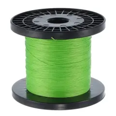 Unique Bargains 8 Strands Abrasion Resistant Smooth Zero Stretch PE Braided Fishing Line Green 1Pc