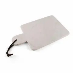 Inox Artisans Bloom Marble Charcuterie Board with Leather Strap