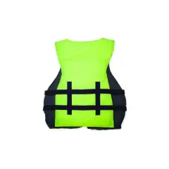 Speedo Adult Basic Life Vest - Green: Buckle Closure, Polyethylene/Polyester Blend