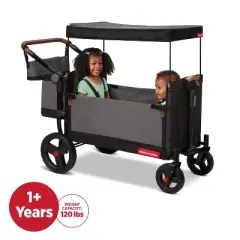 Radio Flyer Atlas Kid and Cargo Stroller Wagon - Gray