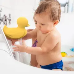 Lulyboo Duck Bath Faucet Cover - Yellow