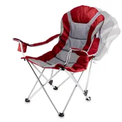 MLB Atlanta Braves Reclining Camp Chair - Dark Red