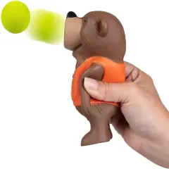 Hog Wild Bear Popper Toy, Shoots Foam Balls!