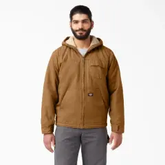 Dickies Duck High Pile Fleece Lined Hooded Jacket