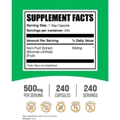 BulkSupplements Noni Fruit Extract Capsules