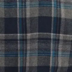 Falcon Bay Mens Big and Tall Soft Yarn Dyed Button Down Flannel Shirt