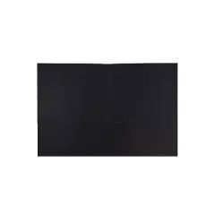 JAM Paper Linen 2-Pocket Portfolio Folder Black 6/Pack (99594d) 