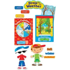 Creative Teaching Press&reg; Dress for the Weather Bulletin Board Set