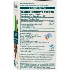 Himalaya Organic Mucuna Pruriens Powder for Calm & Relaxation 60 Count,2 Month Supply