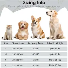 Dog & Cat Bed for Indoor Cats, 20in Calming Donut Bed for Puppy and Kitten, Washable Round Fluffy Pet Bed for Small Medium Dogs and Cats