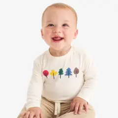 Primary Baby Long Sleeve Foliage Tee