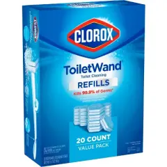 Clorox ToiletWand Disinfecting Refills Disposable Wand Heads - 20ct