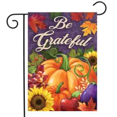 Briarwood Lane Fall Thanksgiving Garden Flag 12x18 For Outdoor Be Gratefu Autumnl For Thanksgiving Garden Flag Flags For Outside