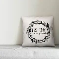 Creative Products Tis the Season Wreath 20x20 Indoor / Outdoor Pillow