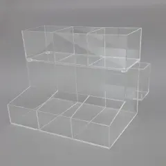 OnDisplay Acrylic Sugar/Creamer Station with Removable Top Tier