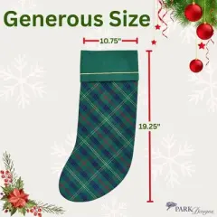 Patricia Heaton Home Macmerry Plaid Stocking Set of 2
