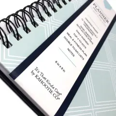 Kahootie Co. Kahootie Co Daily Planner For Your Busy Days 5.5"x8.5" Teal Diamonds (ITKDTD)