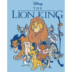Boy's Lion King Character Group Shot T-Shirt