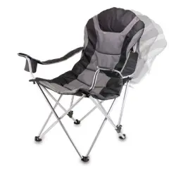 NFL New Orleans Saints Reclining Camp Chair with Head Support