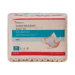 Wings&trade; Plus Heavy Absorbency Incontinence Brief, Small