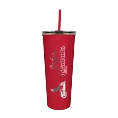 MLB St. Louis Cardinals 24oz Skinny Tumbler with Straw